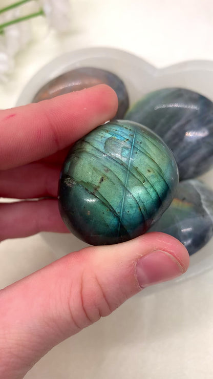 High-Quality Labradorite Large Tumble