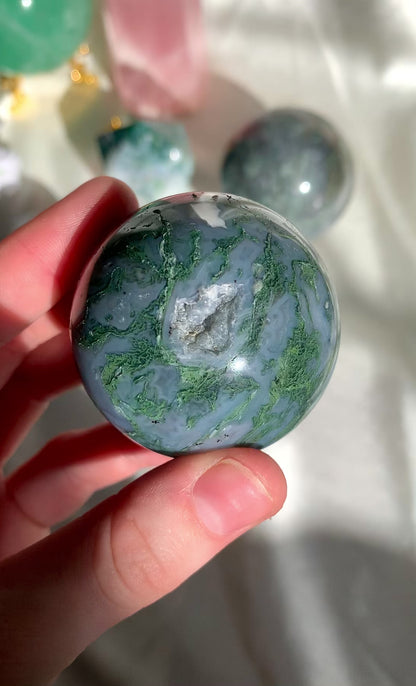 Moss Agate Sphere