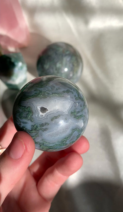 Moss Agate Sphere