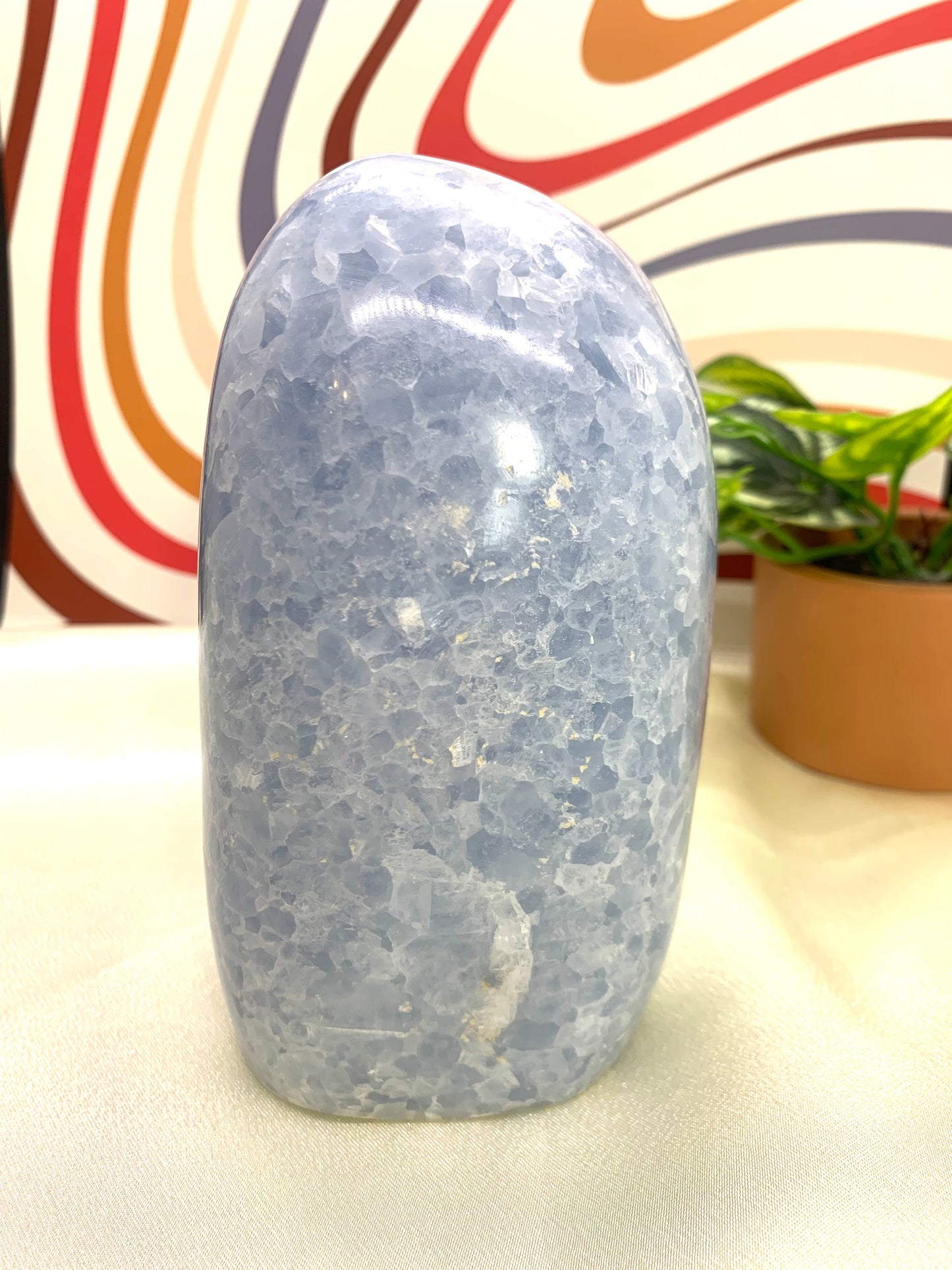 Blue Calcite Freeform