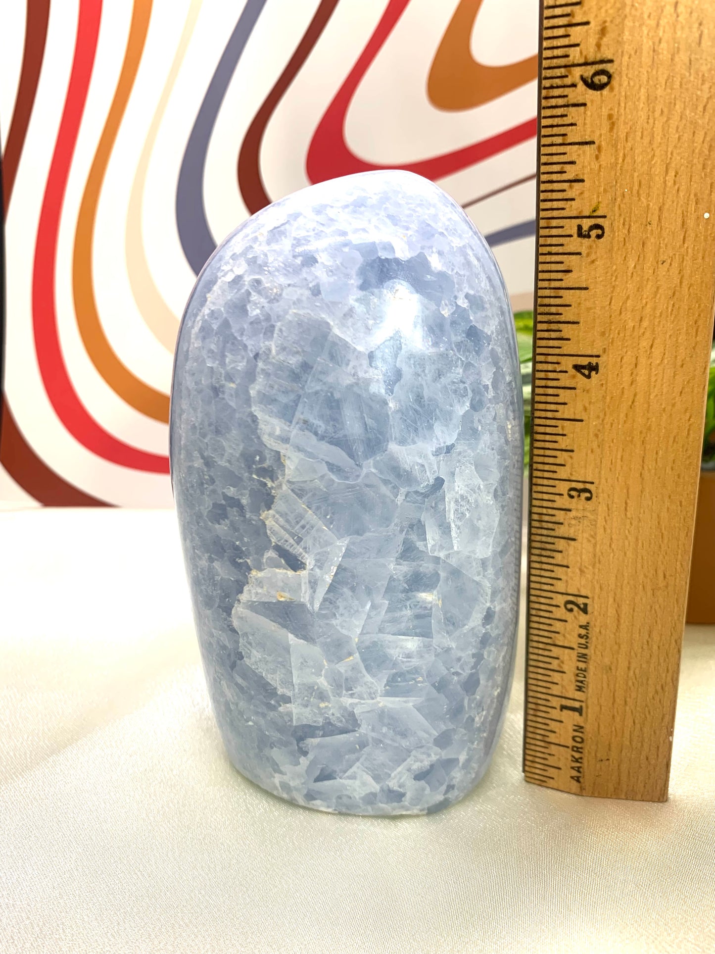 Blue Calcite Freeform