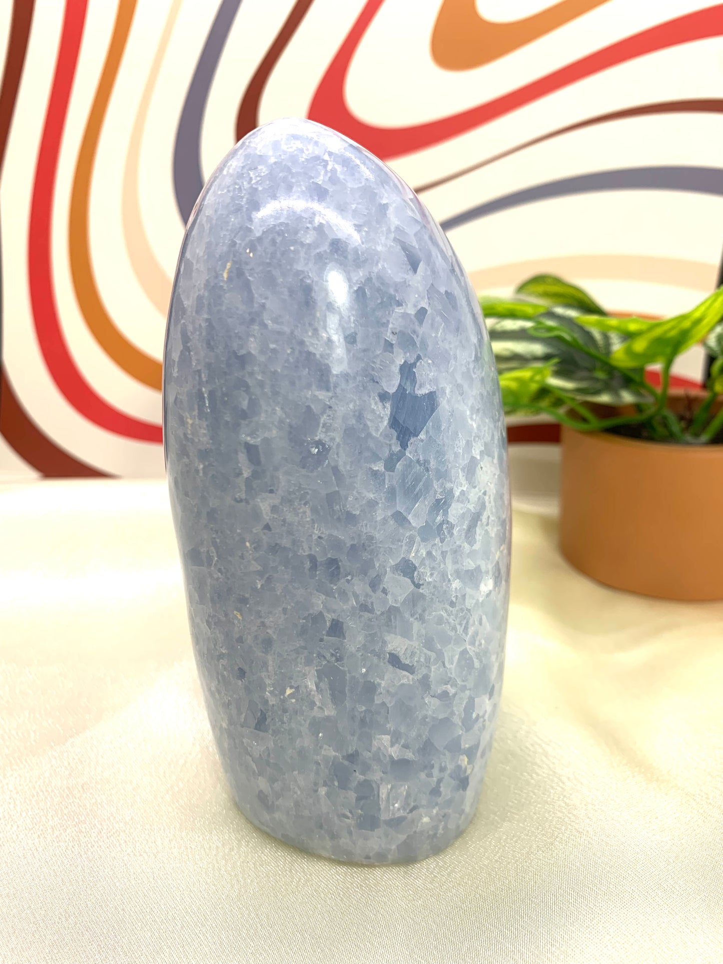 Blue Calcite Freeform