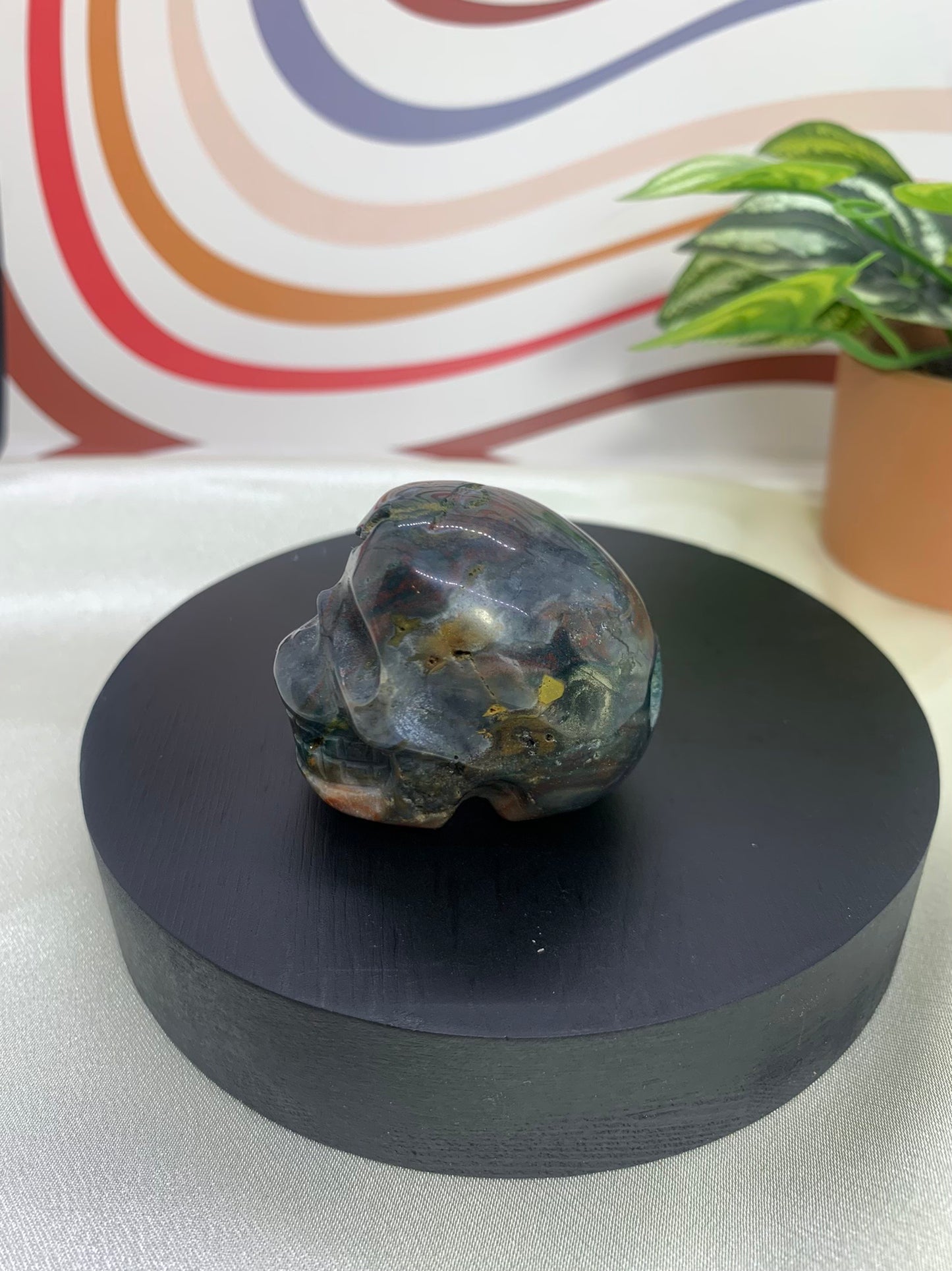 Ocean Jasper Skull