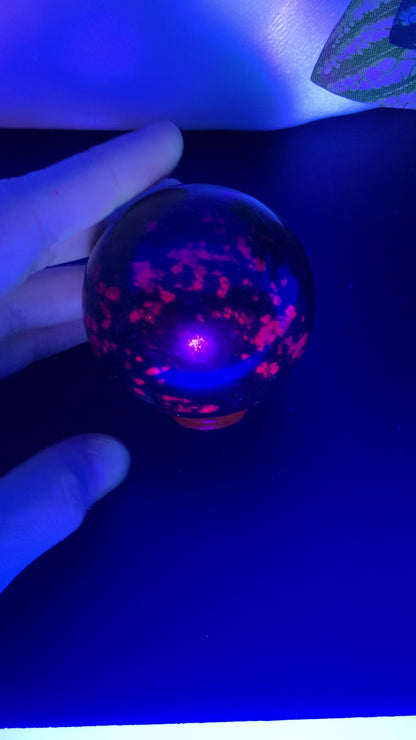 Ruby Kyanite Sphere