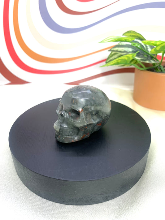 African Bloodstone Skull