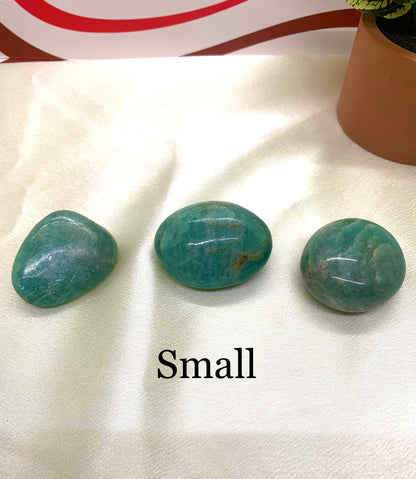 Amazonite Palm Stone