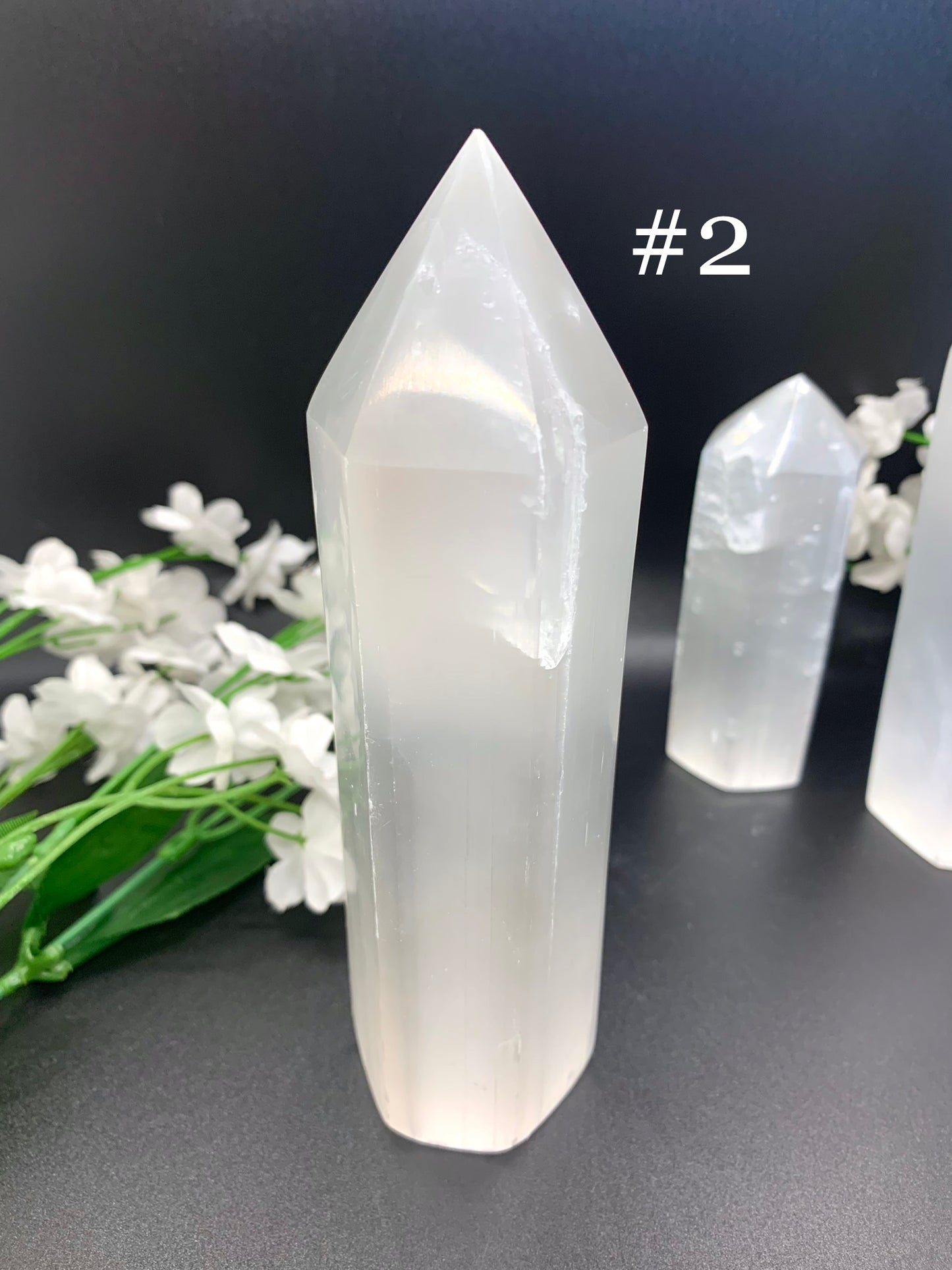 Polished Selenite Tower