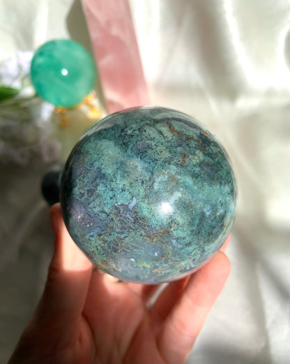 Moss Agate Sphere