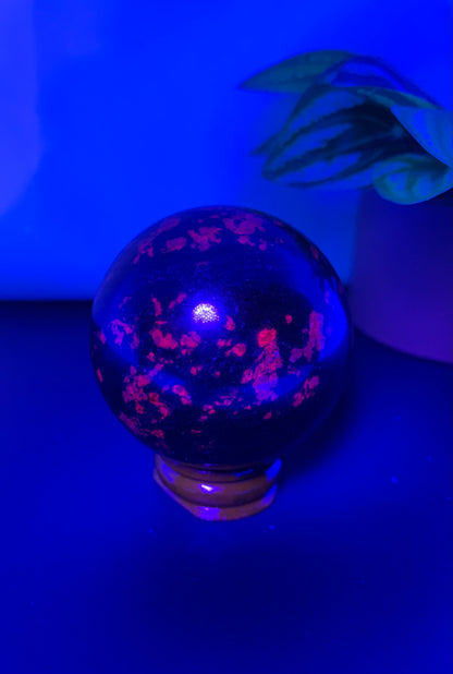 Ruby Kyanite Sphere