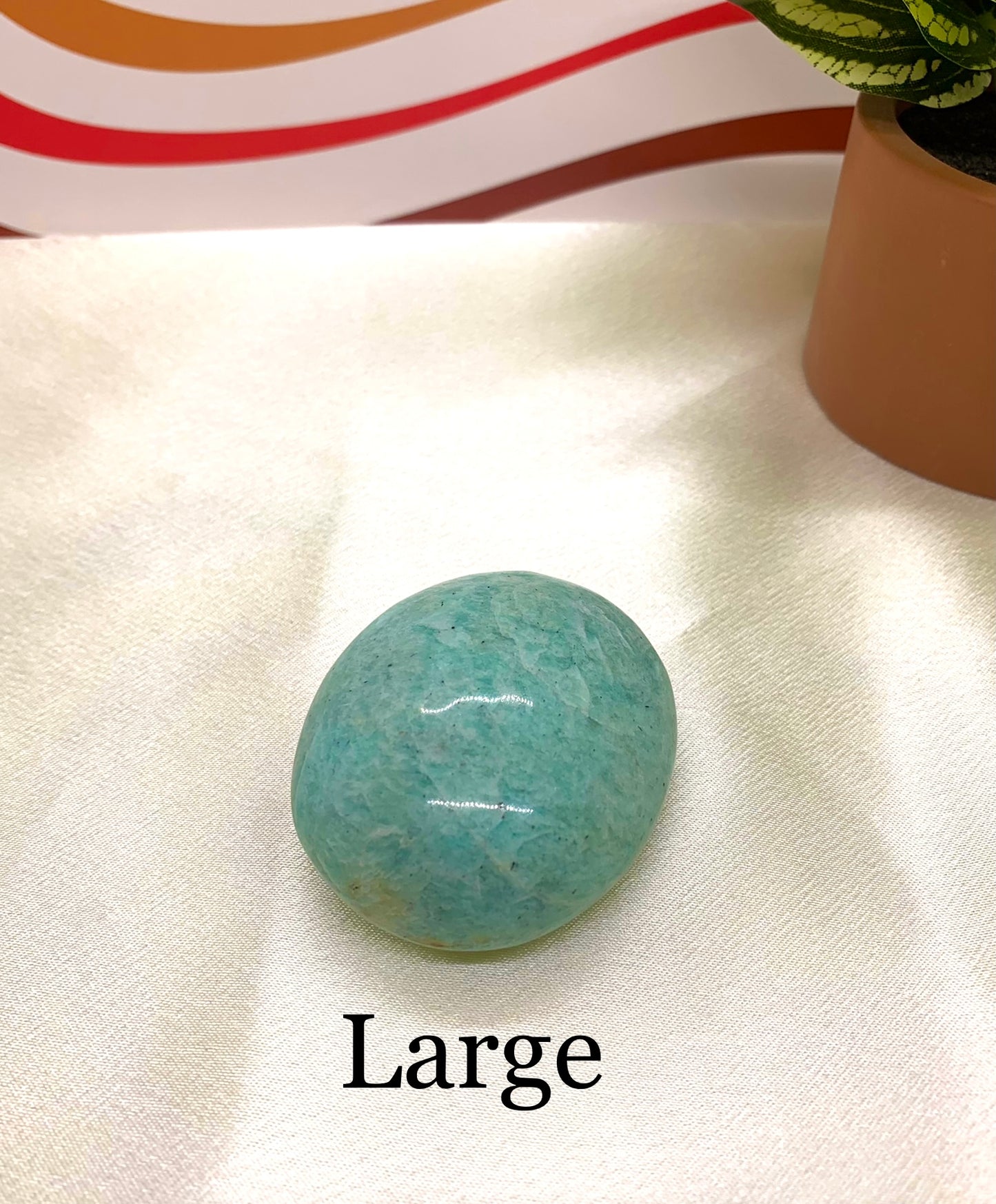 Amazonite Palm Stone