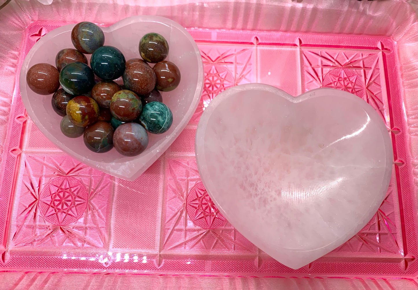 Selenite Heart Bowl