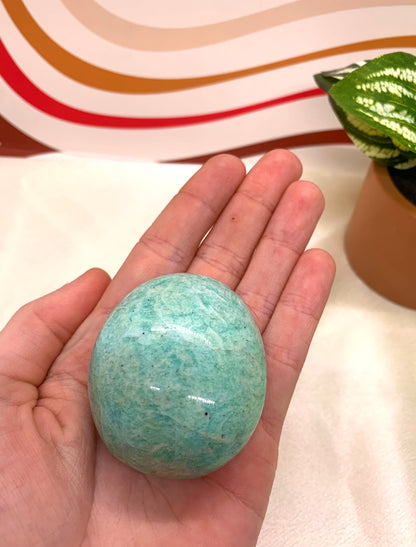 Amazonite Palm Stone