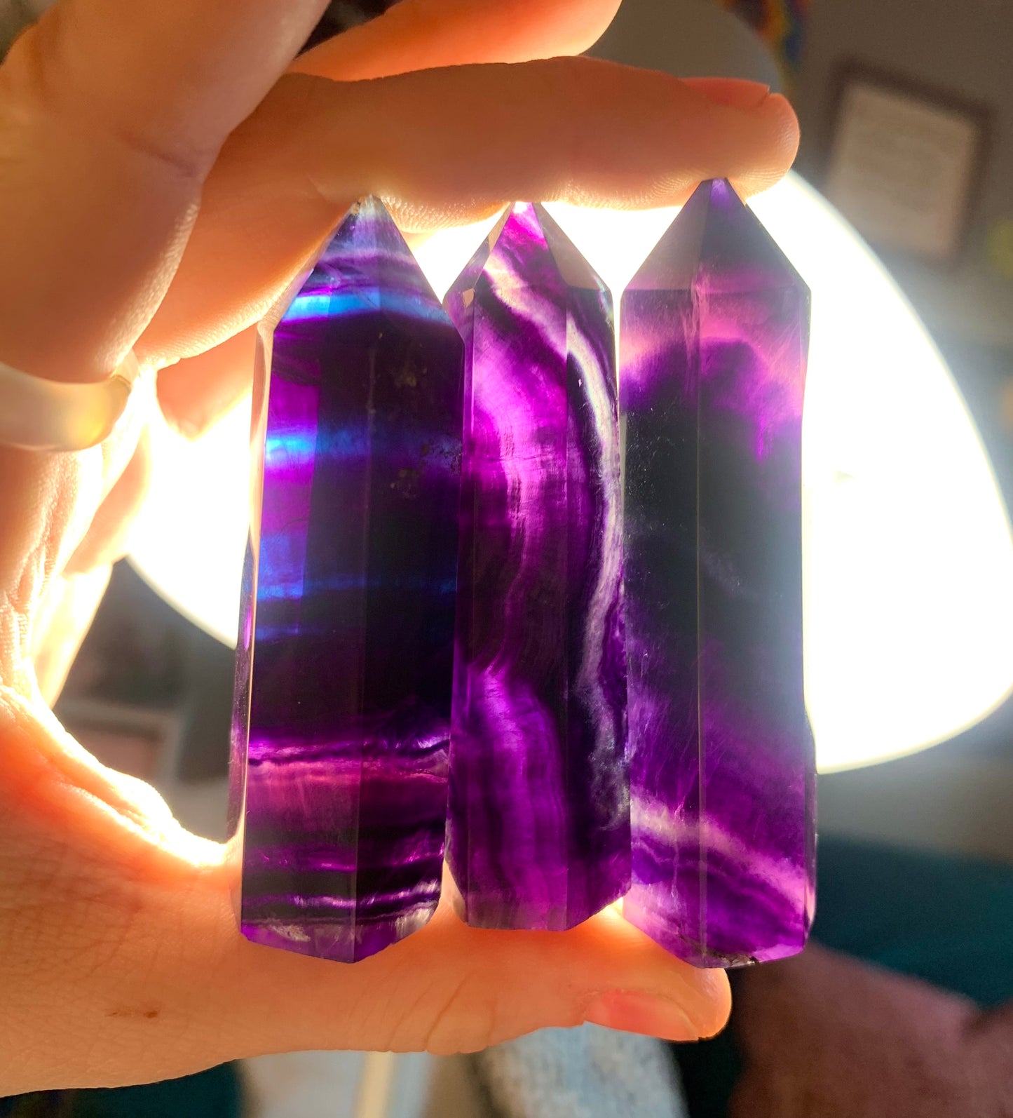 Deep Fluorite Point