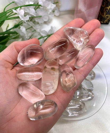 High-Quality Clear Quartz Tumble