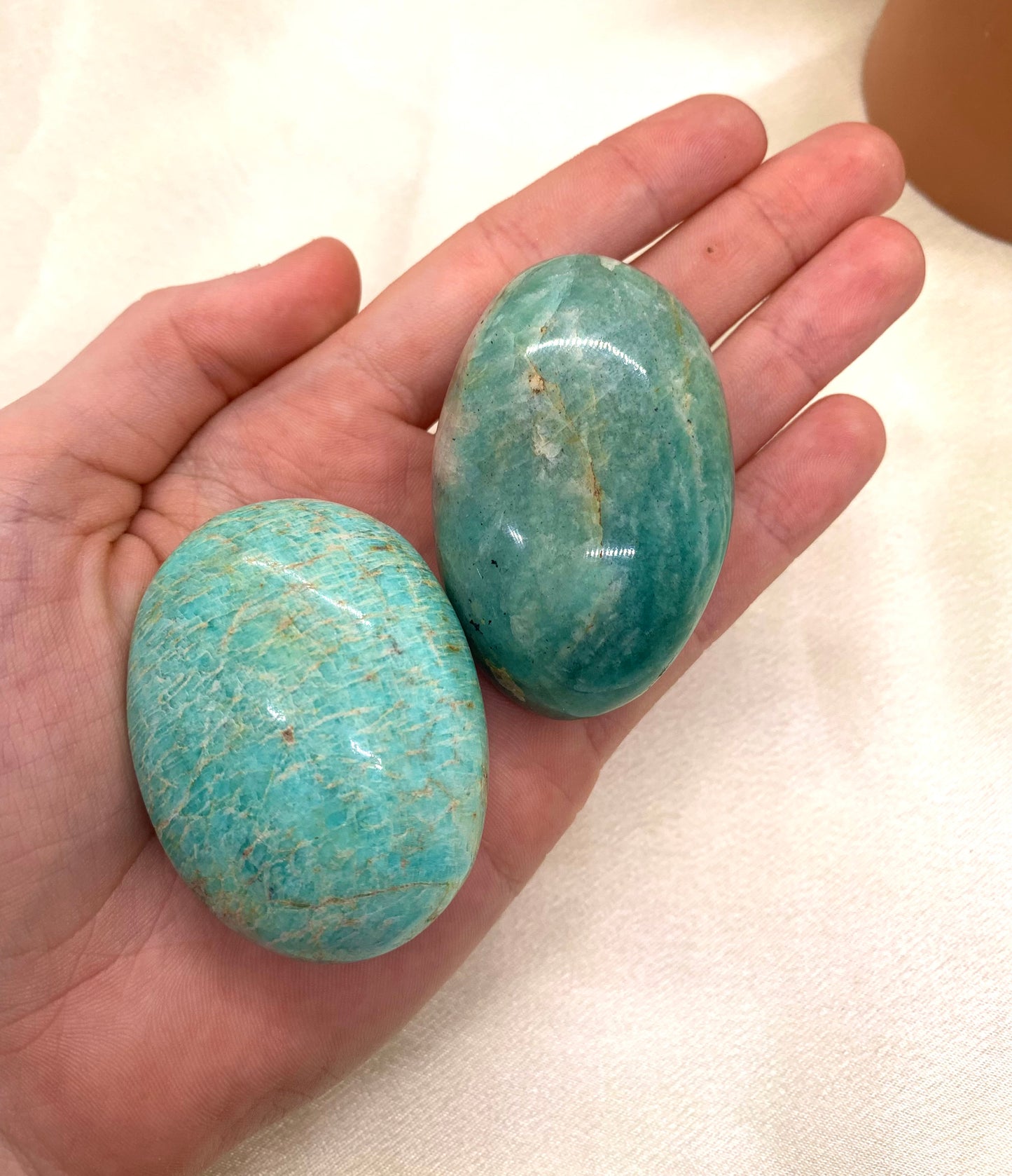 Amazonite Palm Stone