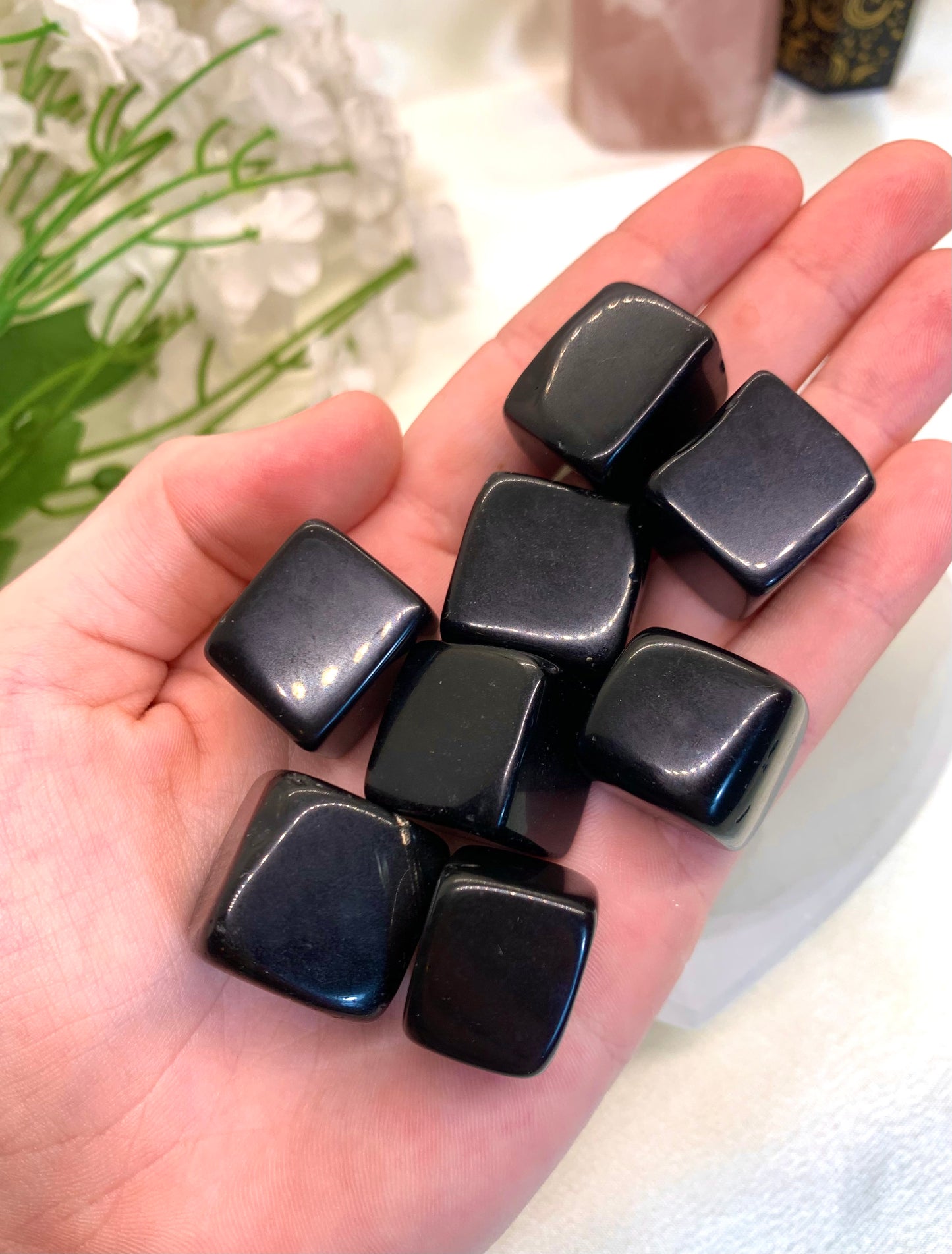 Black Obsidian Cube