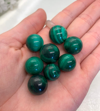 Mini Malachite Sphere