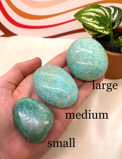 Amazonite Palm Stone