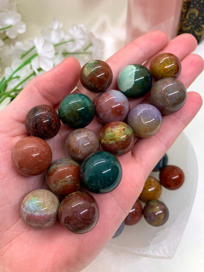 Mini Ocean Jasper Sphere