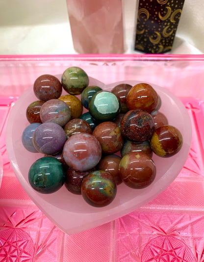 Selenite Heart Bowl