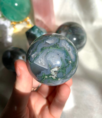 Moss Agate Sphere