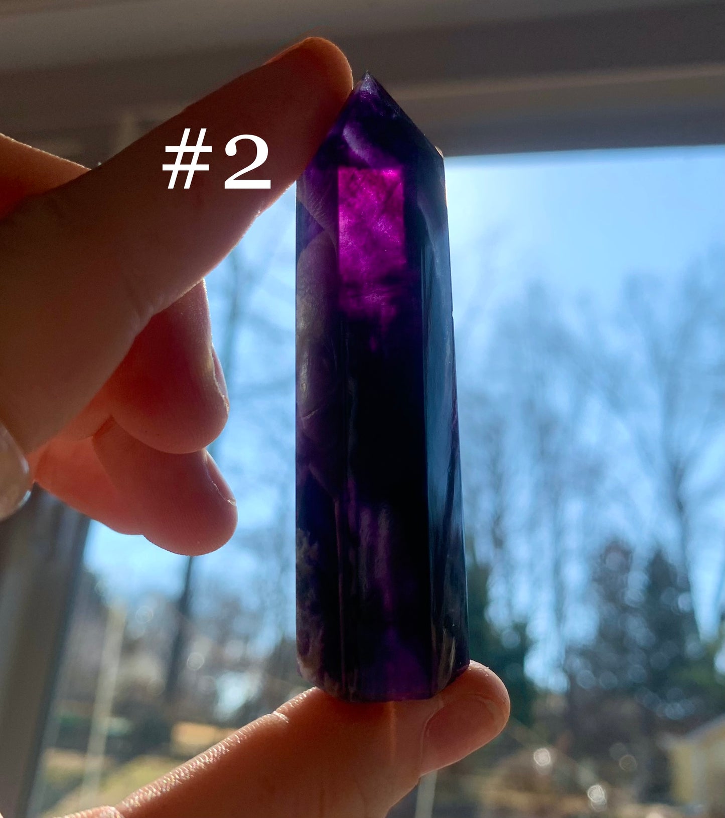 Deep Fluorite Point